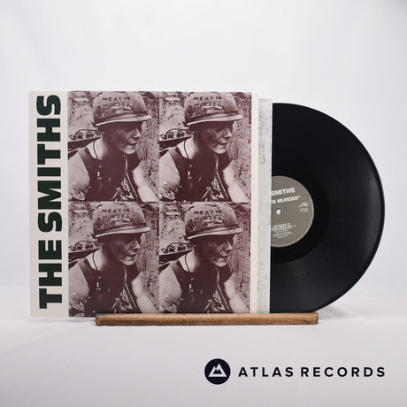 The Smiths Meat Is Murder LP Vinyl Record - Front Cover & Record