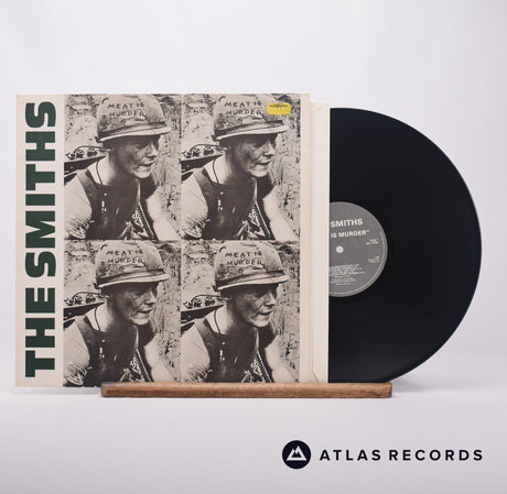 The Smiths Meat Is Murder LP Vinyl Record - Front Cover & Record