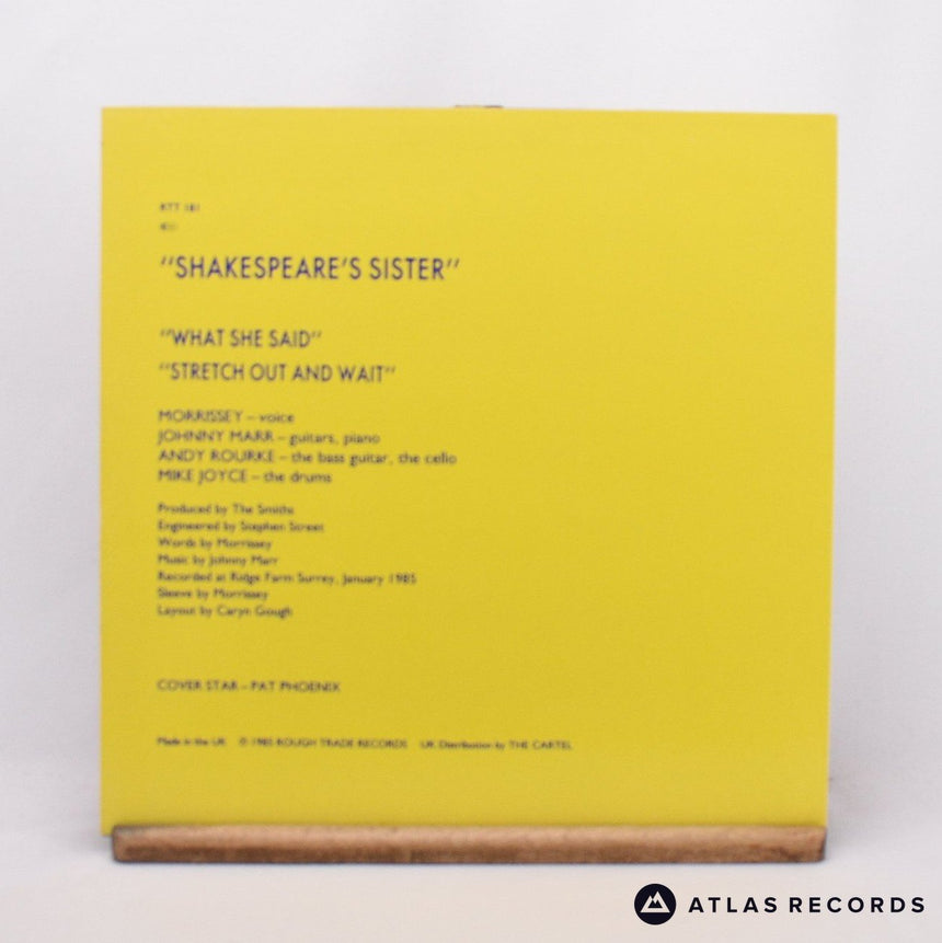 The Smiths - Shakespeare's Sister - -A -B 12" Vinyl Record - EX/EX