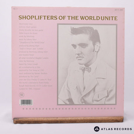 The Smiths - Shoplifters Of The World Unite - A3 B-1 12" Vinyl Record - VG+/VG