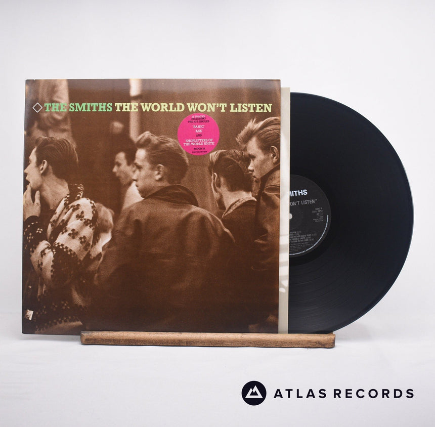 The Smiths The World Won't Listen LP Vinyl Record - Front Cover & Record