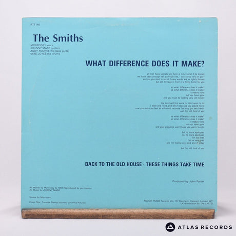 The Smiths - What Difference Does It Make? - 12" Vinyl Record - VG+/VG+