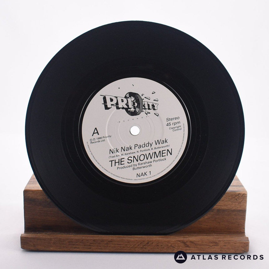 The Snowmen - Nik Nak Paddy Wak - 7" Vinyl Record - VG+/EX