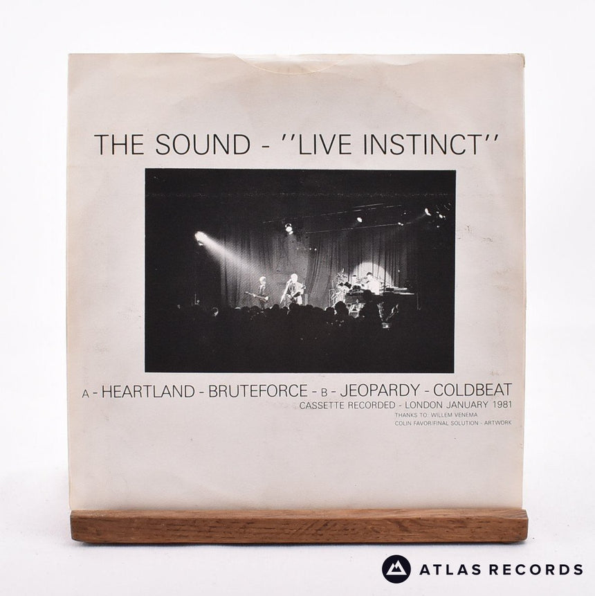 The Sound - Live Instinct - Promo 7" Vinyl Record - VG+/EX