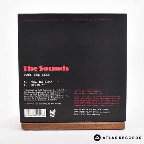 The Sounds - Tony The Beat - Red 7" Vinyl Record - NM/NM