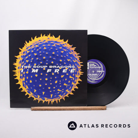 The Soup Dragons I'm Free 12" Vinyl Record - Front Cover & Record