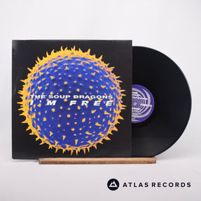 The Soup Dragons I'm Free 12" Vinyl Record - Front Cover & Record