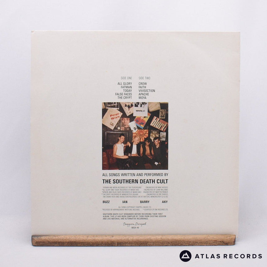 The Southern Death Cult - Southern Death Cult - Bilbo LP Vinyl Record - EX/VG+