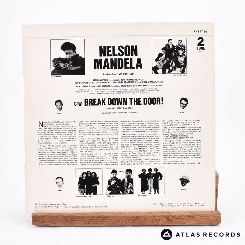 The Special AKA - Nelson Mandela - 7" Vinyl Record - EX/VG+