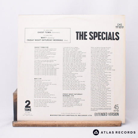 The Specials - Ghost Town - 12" Vinyl Record - VG+/VG+