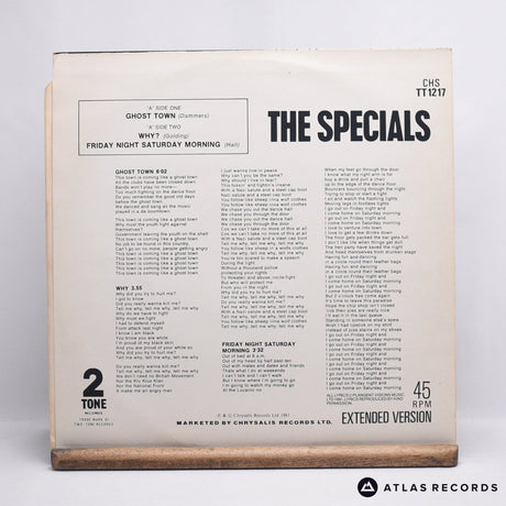 The Specials - Ghost Town - 12" Vinyl Record - EX/VG+