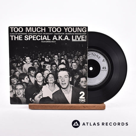 The Specials Too Much Too Young 7" Vinyl Record - Front Cover & Record
