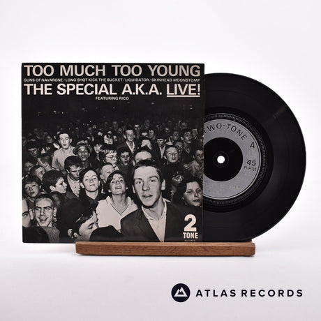 The Specials Too Much Too Young 7" Vinyl Record - Front Cover & Record