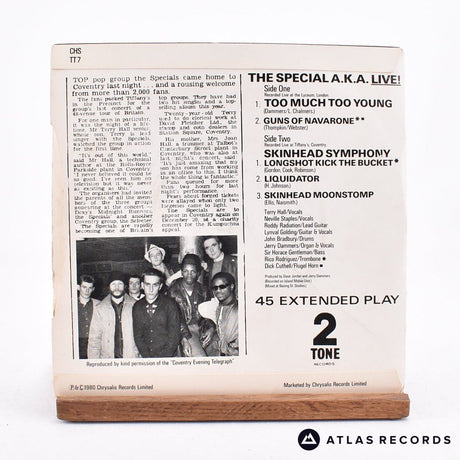 The Specials - Too Much Too Young - 7" EP Vinyl Record - VG+/VG+