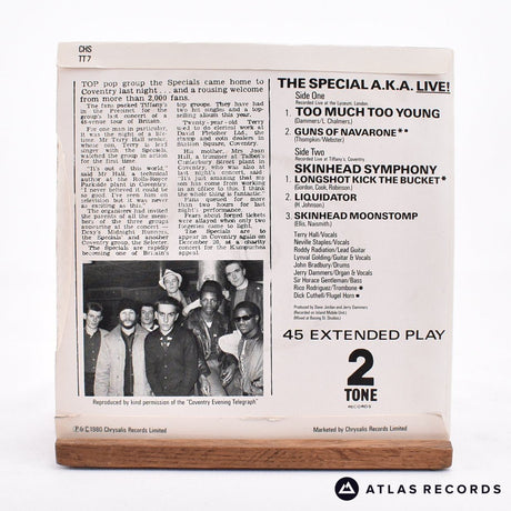 The Specials - Too Much Too Young - 7" EP Vinyl Record - VG+/VG+