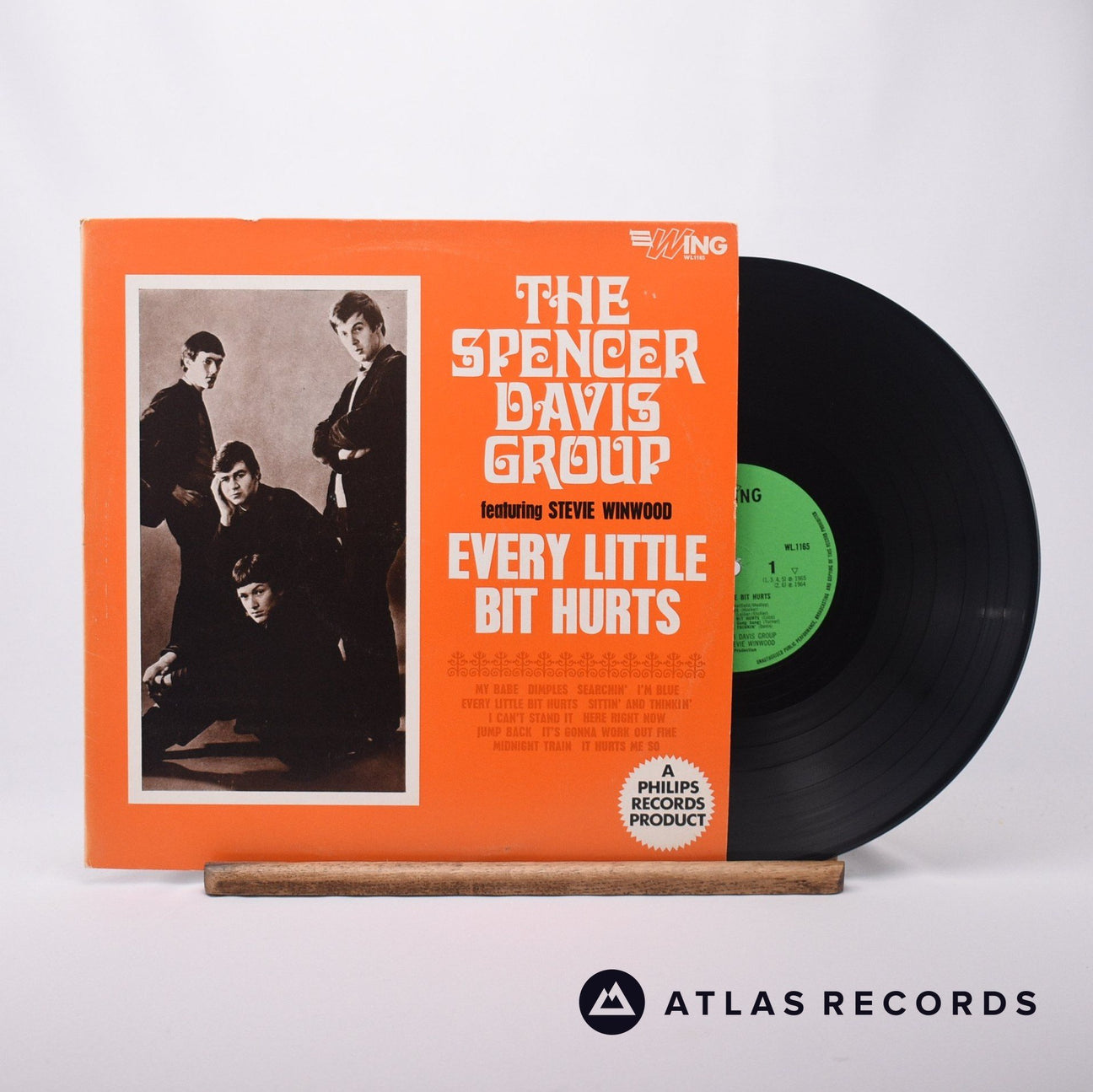 The Spencer Davis Group Every Little Bit Hurts LP Vinyl Record - Front Cover & Record