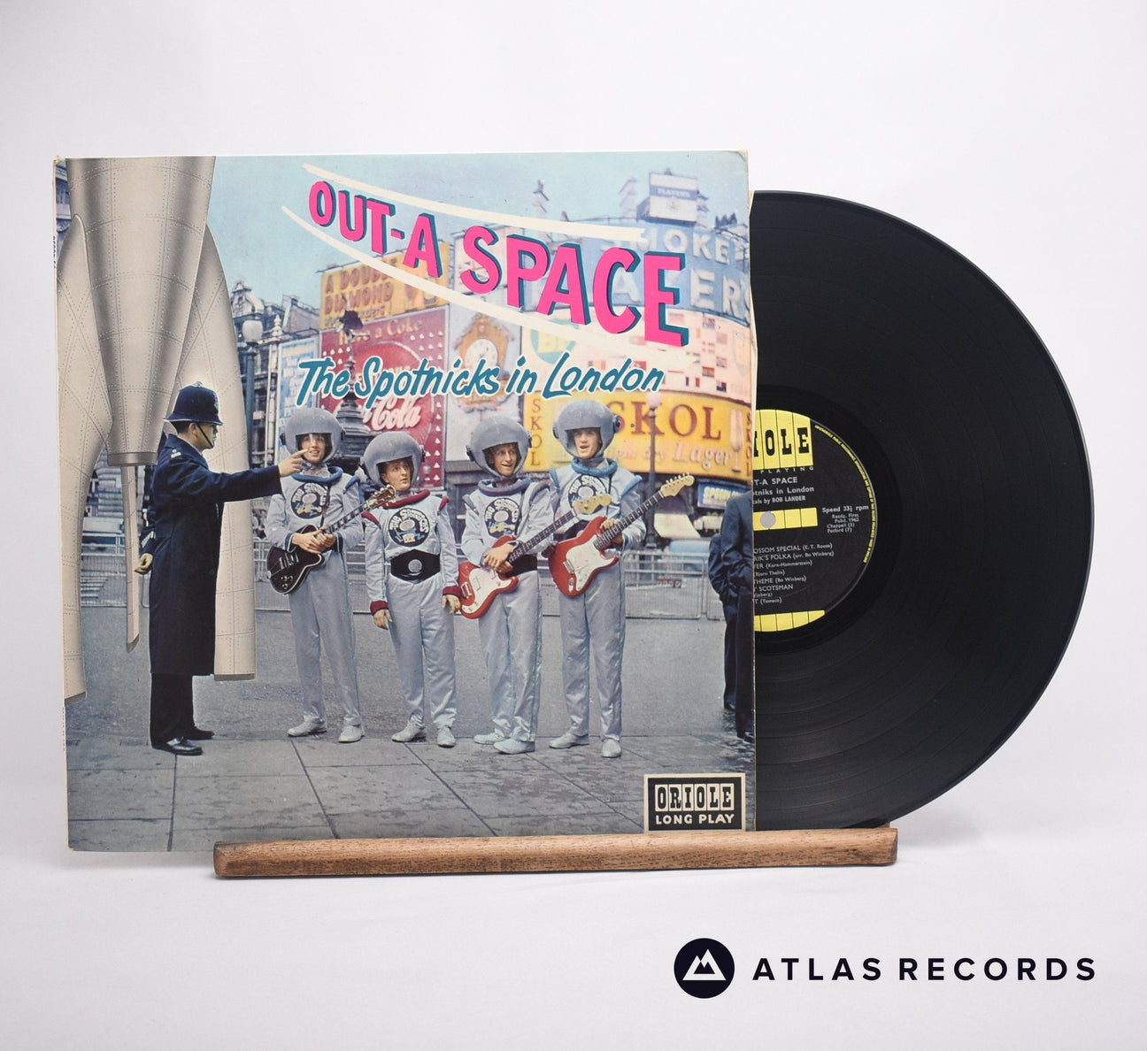 The Spotnicks Out-A Space, The Spotnicks In London LP Vinyl Record - Front Cover & Record