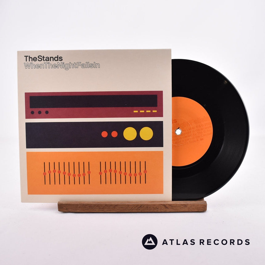 The Stands When The Night Falls In 7" Vinyl Record - Front Cover & Record