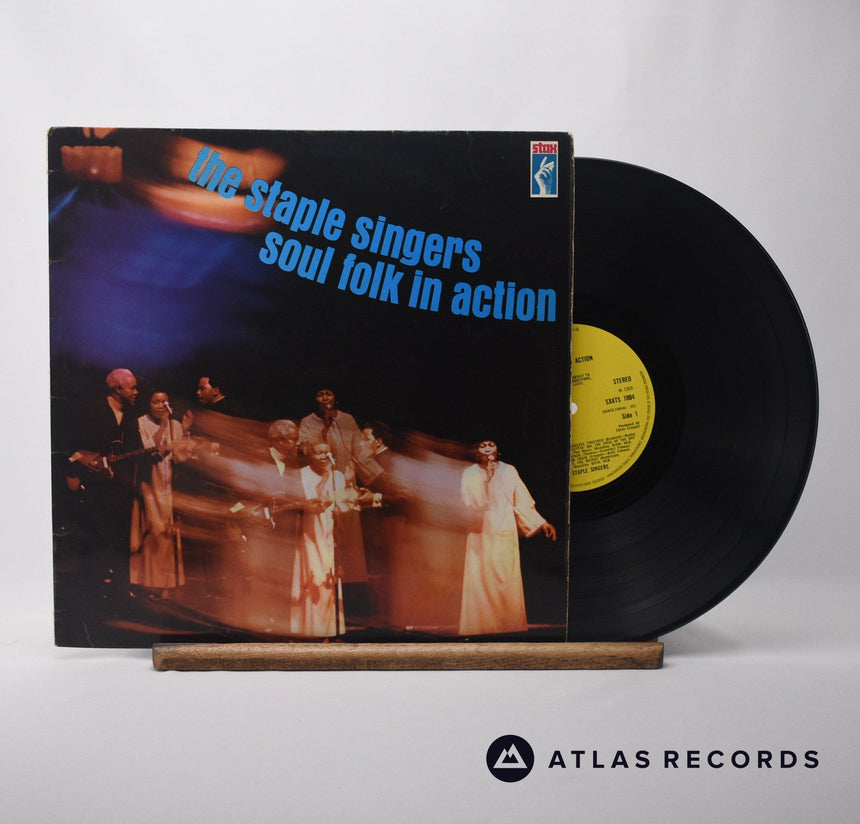 The Staple Singers Soul Folk In Action LP Vinyl Record - Front Cover & Record