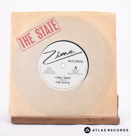 The State I Only Wish 7" Vinyl Record - Front Cover & Record