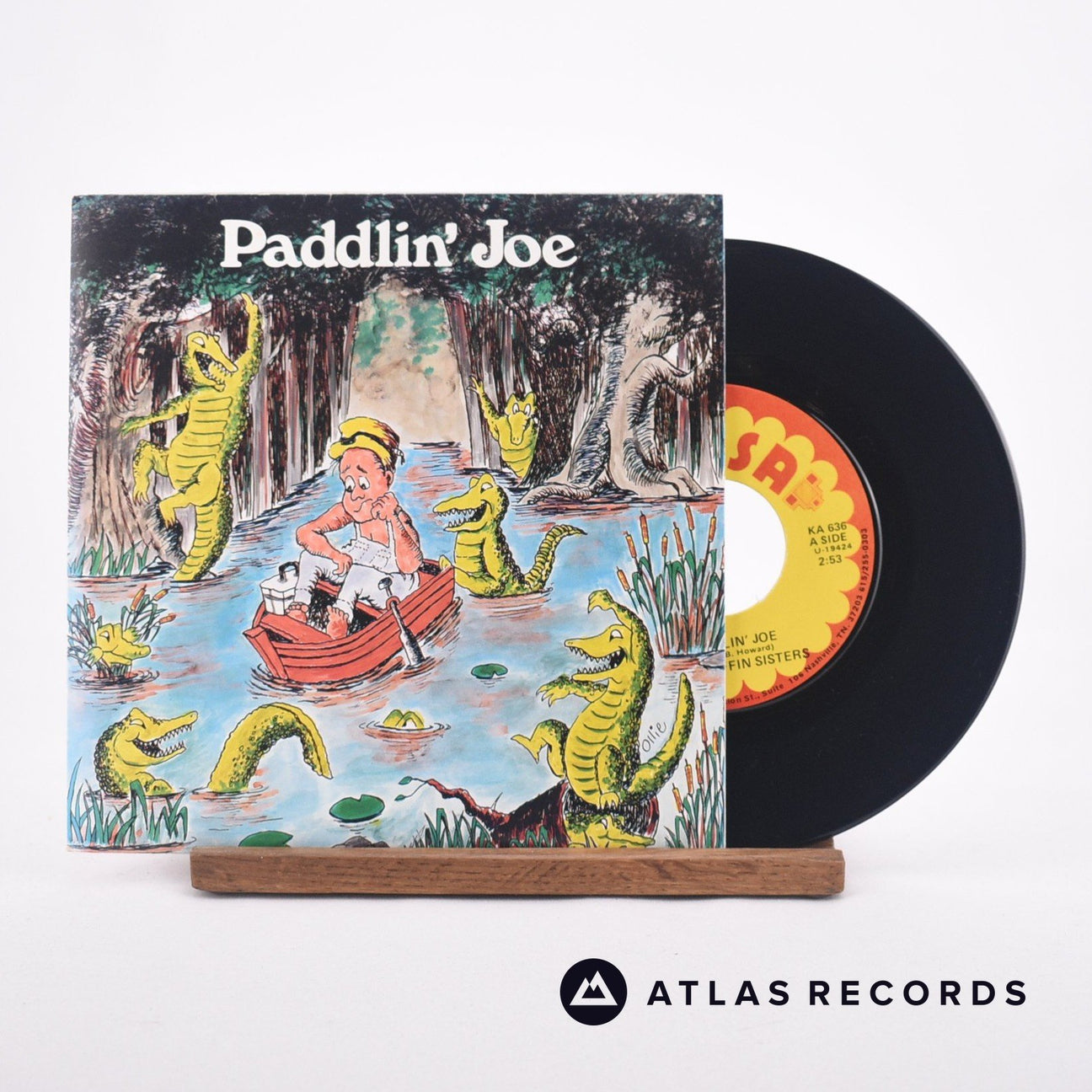 The Steffin Sisters Paddlin' Joe 7" Vinyl Record - Front Cover & Record