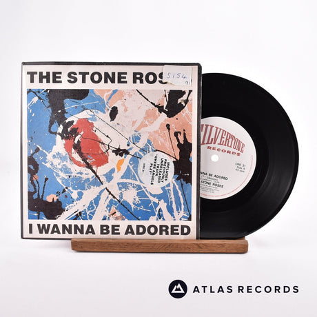 The Stone Roses I Wanna Be Adored 7" Vinyl Record - Front Cover & Record