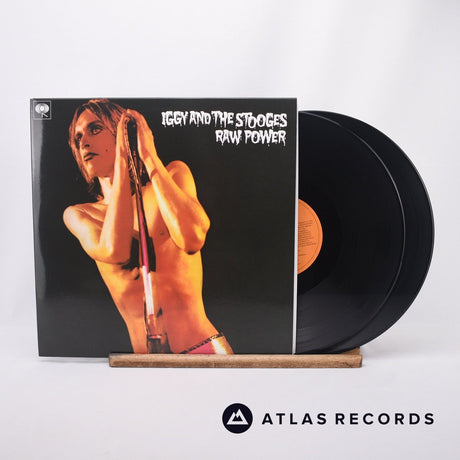 The Stooges Raw Power 2 x LP Vinyl Record - Front Cover & Record