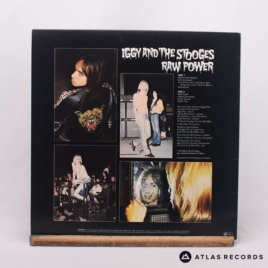 The Stooges - Raw Power - Reissue A4 B3 LP Vinyl Record - VG+/VG+