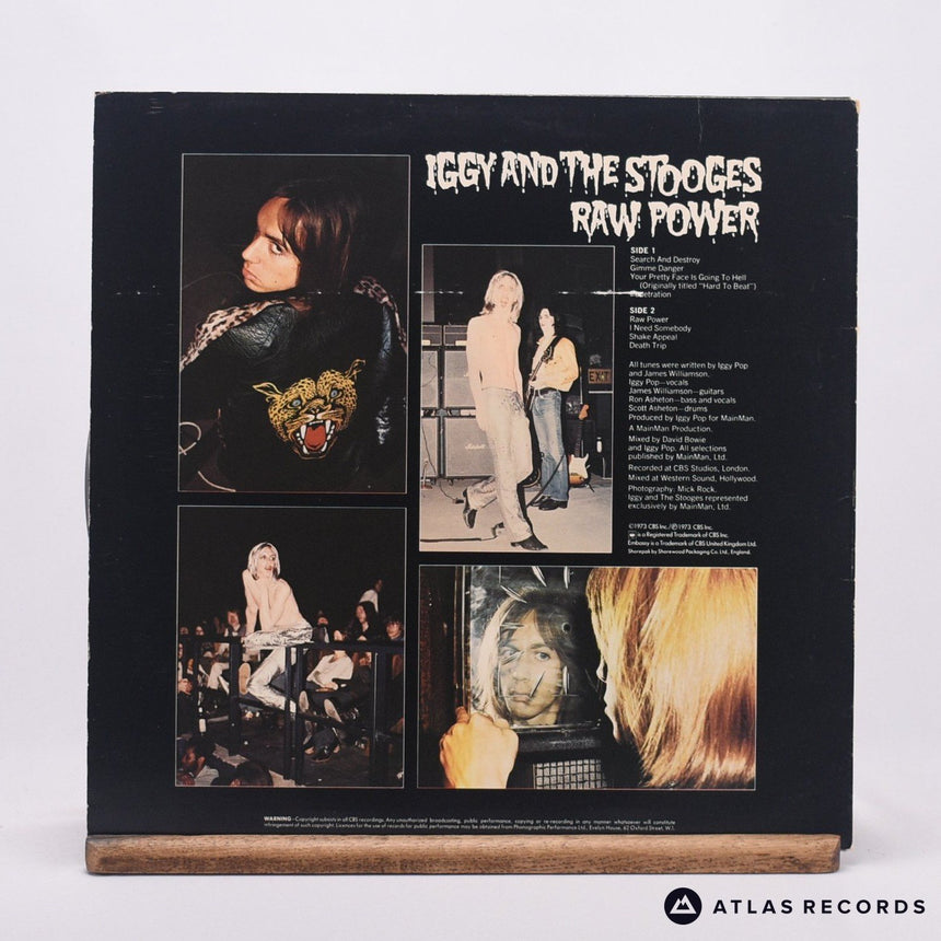 The Stooges - Raw Power - Reissue A-1 B-1 LP Vinyl Record - VG+/VG+