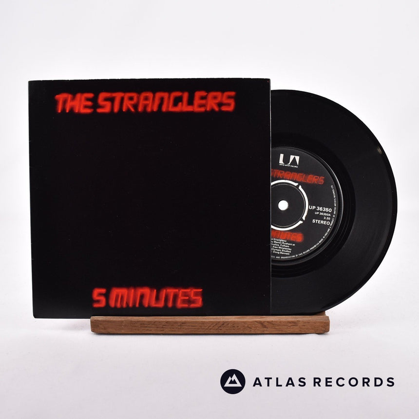 The Stranglers 5 Minutes 7" Vinyl Record - Front Cover & Record