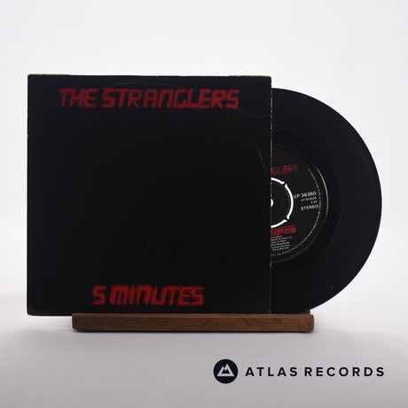 The Stranglers 5 Minutes 7" Vinyl Record - Front Cover & Record