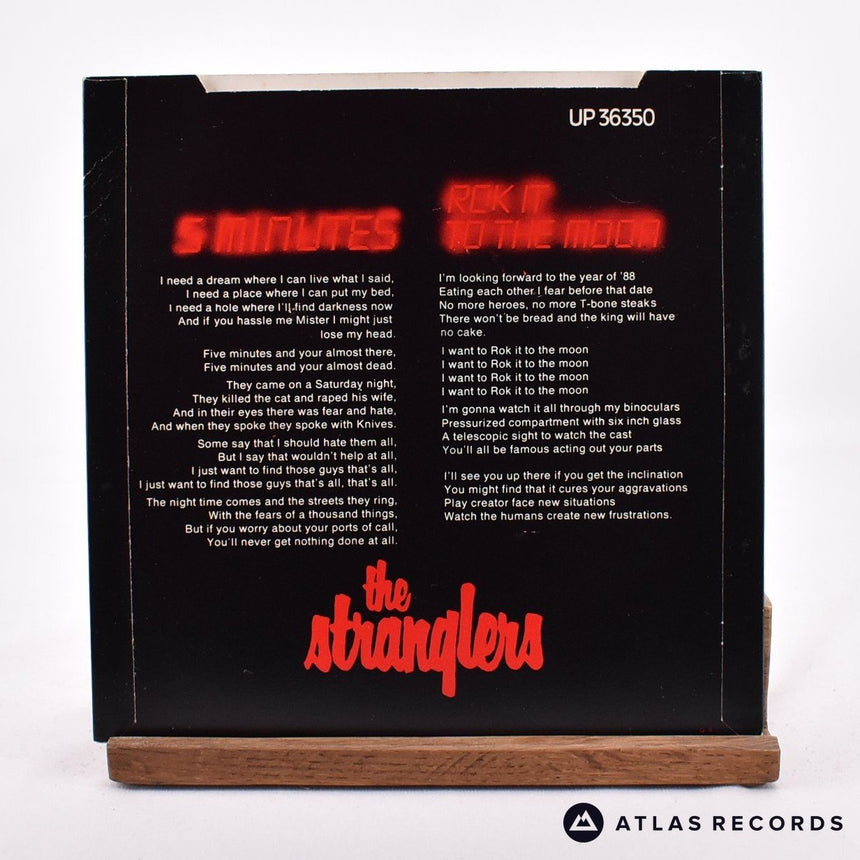 The Stranglers - 5 Minutes - 7" Vinyl Record - EX/EX