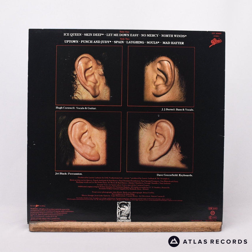 The Stranglers - Aural Sculpture - Lyric Sheet A-1 B-3 LP Vinyl Record - EX/EX