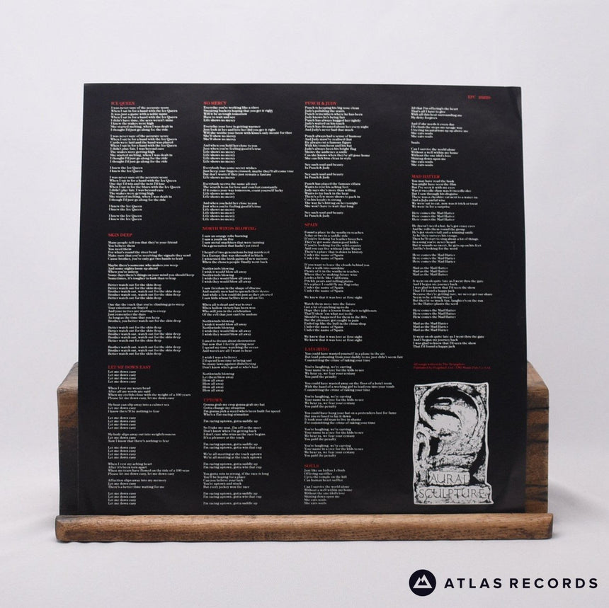 The Stranglers - Aural Sculpture - Lyric Sheet LP Vinyl Record - EX/NM