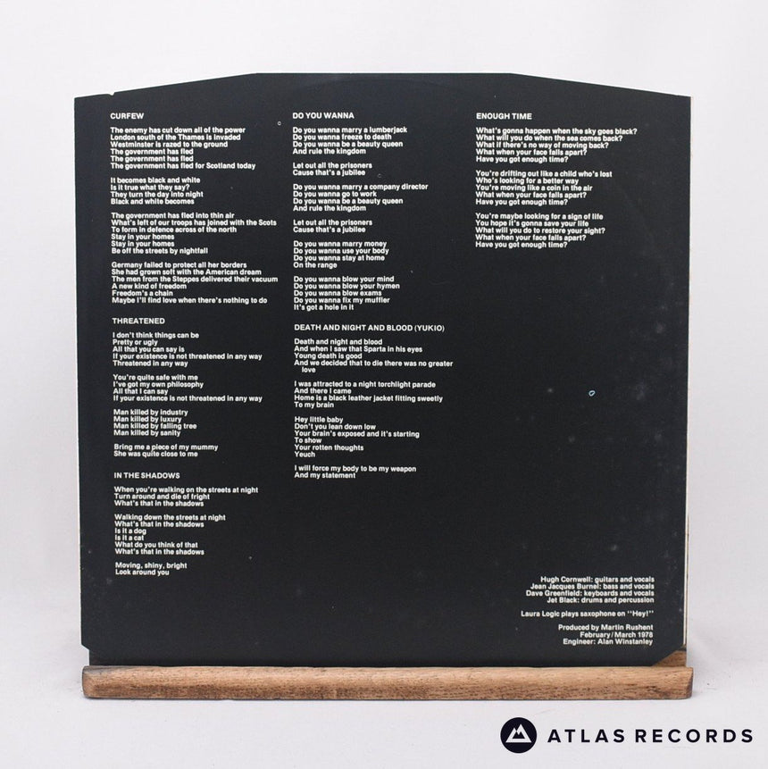 The Stranglers - Black And White - A-1U B-2U LP + 7" Vinyl Record - VG+/VG+