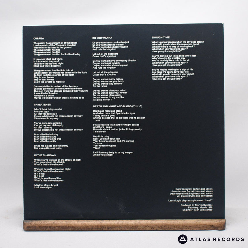 The Stranglers - Black And White - LP Vinyl Record - VG+/VG+