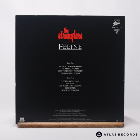 The Stranglers - Feline - Embossed Sleeve Lyric Sheet LP Vinyl Record - VG+/VG+