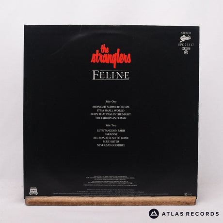 The Stranglers - Feline - Embossed Sleeve A1 B3 A2 LP + 7" Vinyl Record - VG+/EX