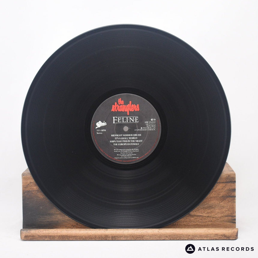 The Stranglers - Feline - Embossed Sleeve Lyric Sheet LP Vinyl Record - VG/VG+