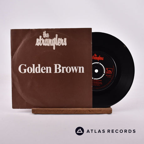 The Stranglers Golden Brown 7" Vinyl Record - Front Cover & Record