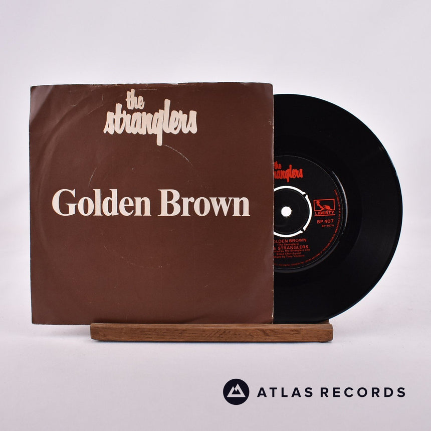 The Stranglers Golden Brown 7" Vinyl Record - Front Cover & Record