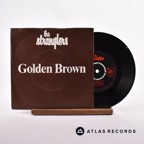 The Stranglers Golden Brown 7" Vinyl Record - Front Cover & Record