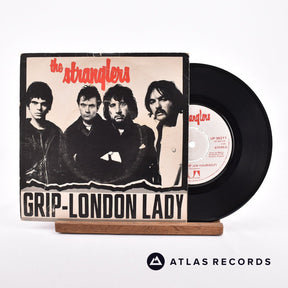The Stranglers Grip 7" Vinyl Record - Front Cover & Record