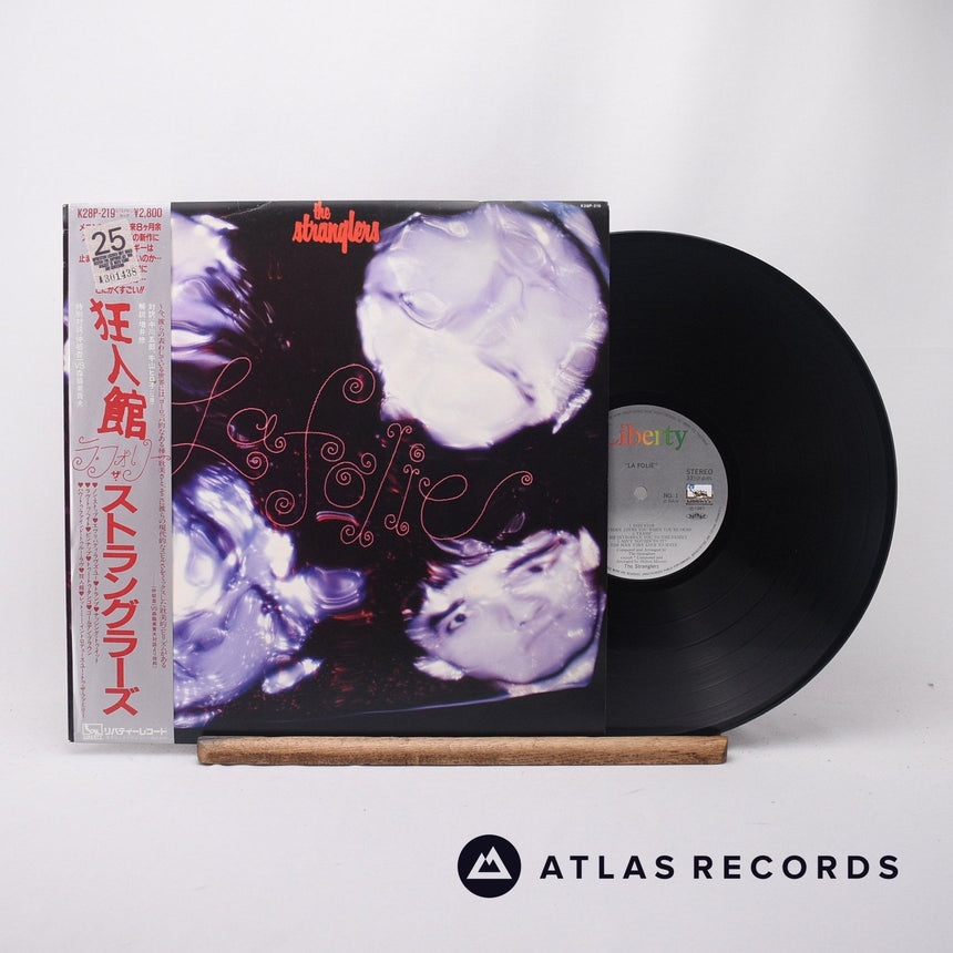 The Stranglers La Folie = 狂人館ラ・フォリー LP Vinyl Record - Front Cover & Record