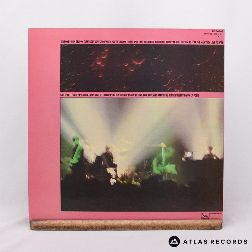 The Stranglers - La Folie - Townhouse A-1 B-2 LP Vinyl Record - EX/EX