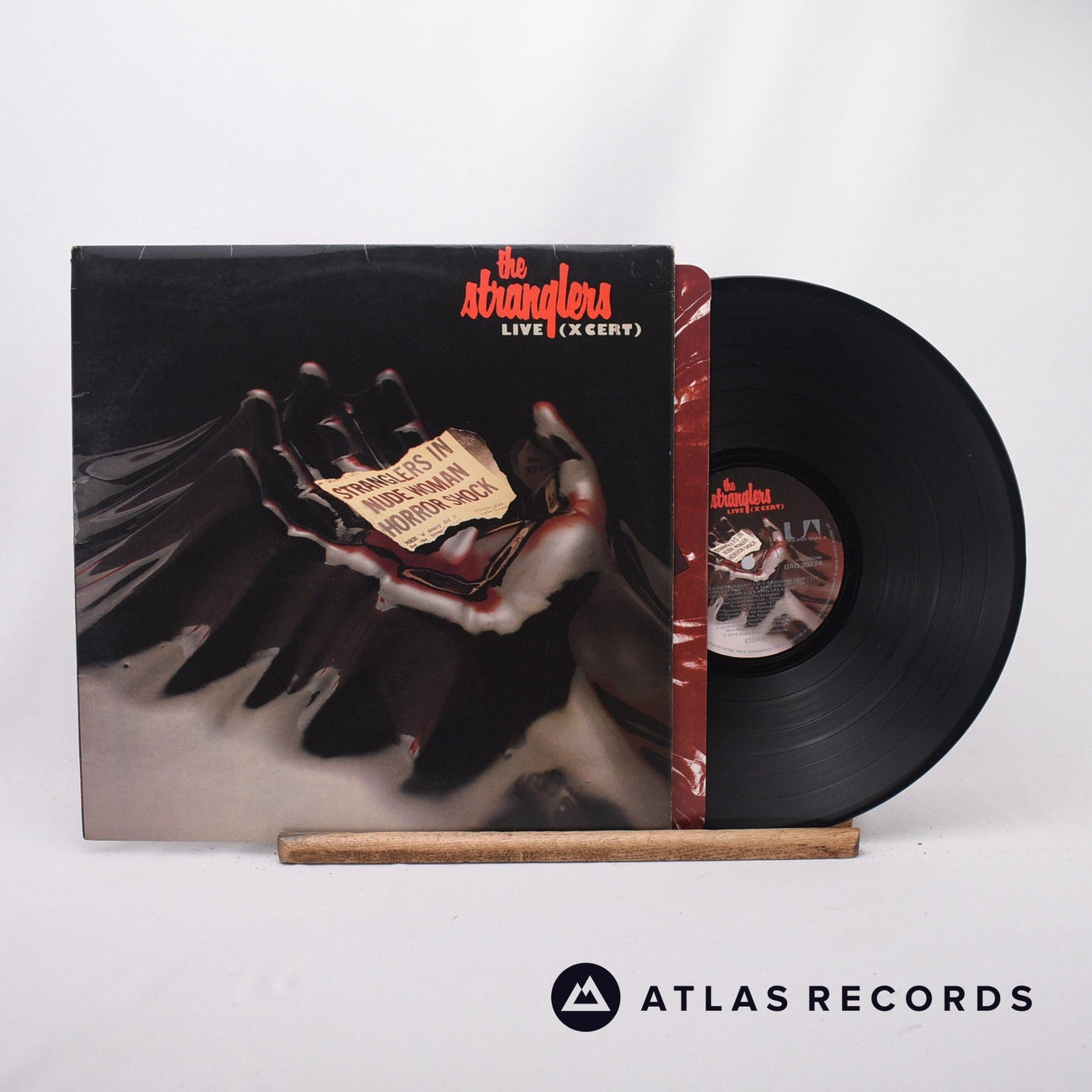 The Stranglers Live (X Cert) LP Vinyl Record - Front Cover & Record
