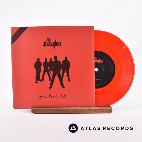 The Stranglers Long Black Veil 7" Vinyl Record - Front Cover & Record