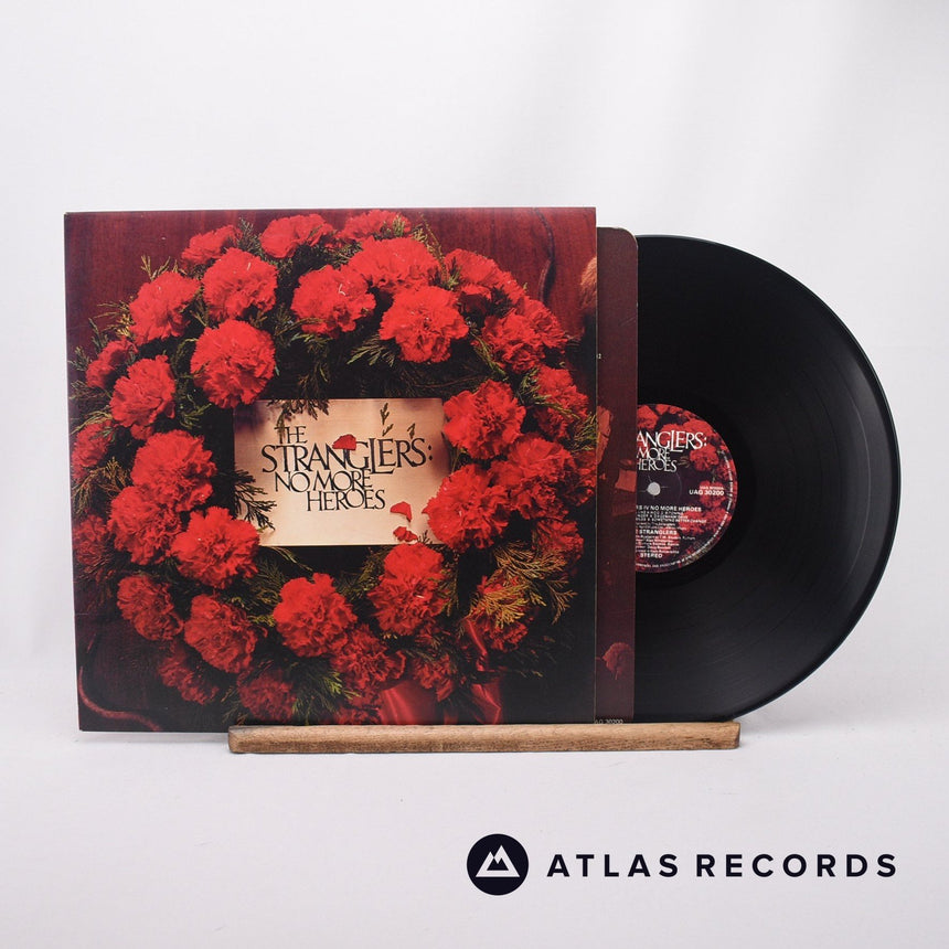 The Stranglers No More Heroes LP Vinyl Record - Front Cover & Record