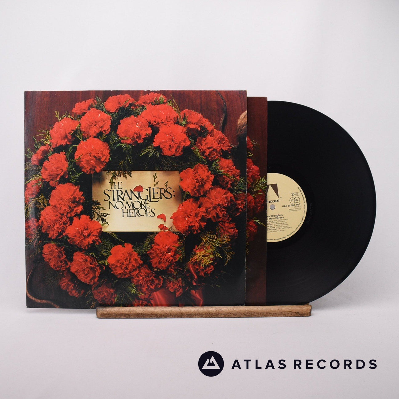 The Stranglers No More Heroes LP Vinyl Record - Front Cover & Record