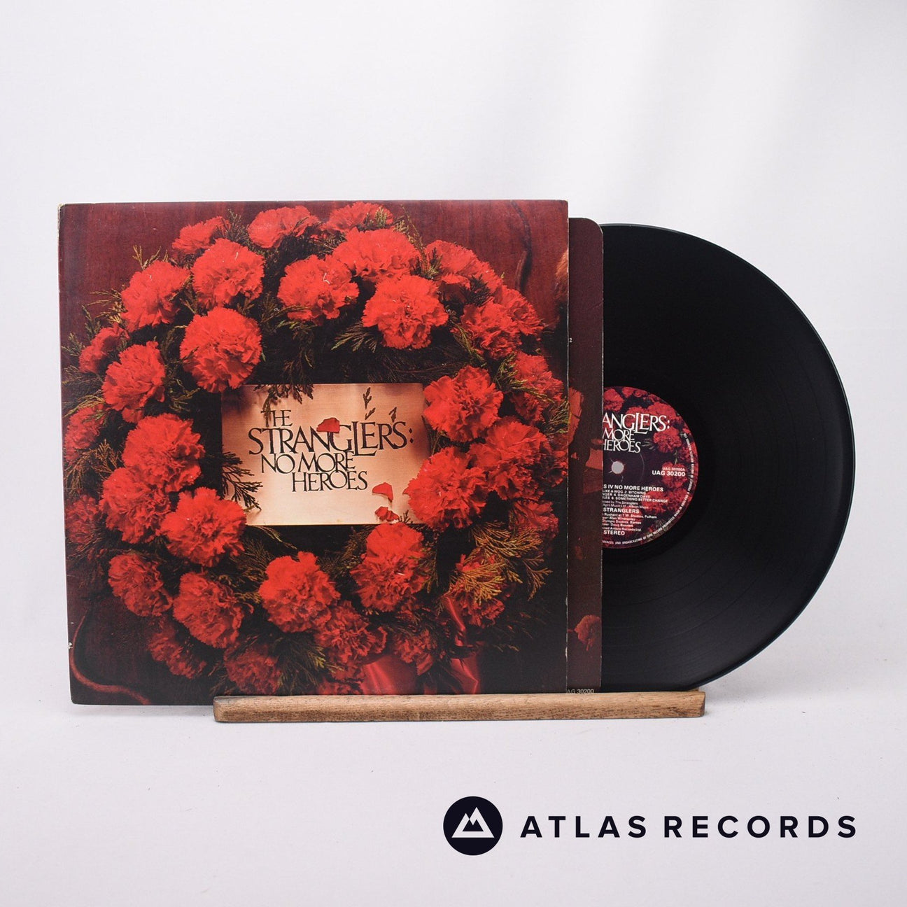 The Stranglers No More Heroes LP Vinyl Record - Front Cover & Record